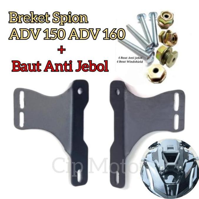 Breket Dudukan Spion Adv 150 Model Semspeed Kw Pakai Spion R25 Cbr