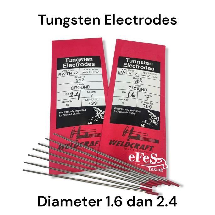 tungsten electrodes 2.4 argon