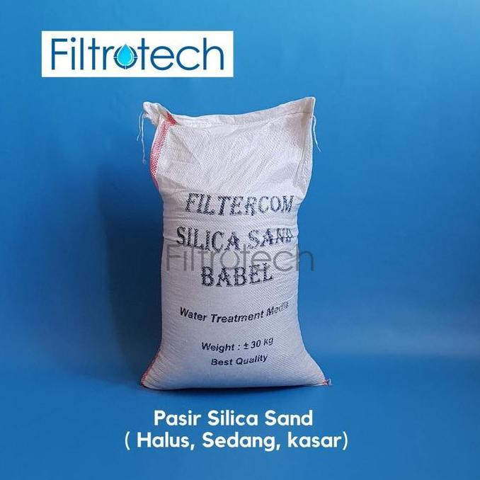 Filter Air Media Pasir Silika / Pasir Silica / Silica Sand halus / Silica Sedang 1 Sak