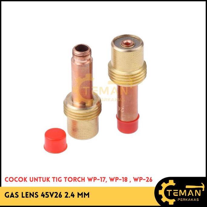 Gas Lens 45V26 / COLLET BODY GAS LENS #2.4 MM ( 45V26 ) WP-17 / 26 /18
