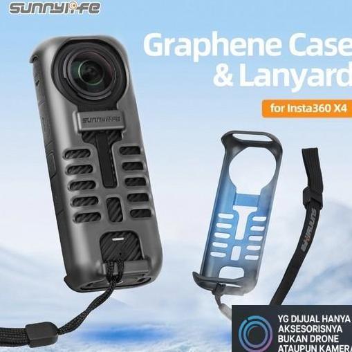 NEW - Sunnylife Graphene Case High Thermal Conductivity Protective Insta360 X4
