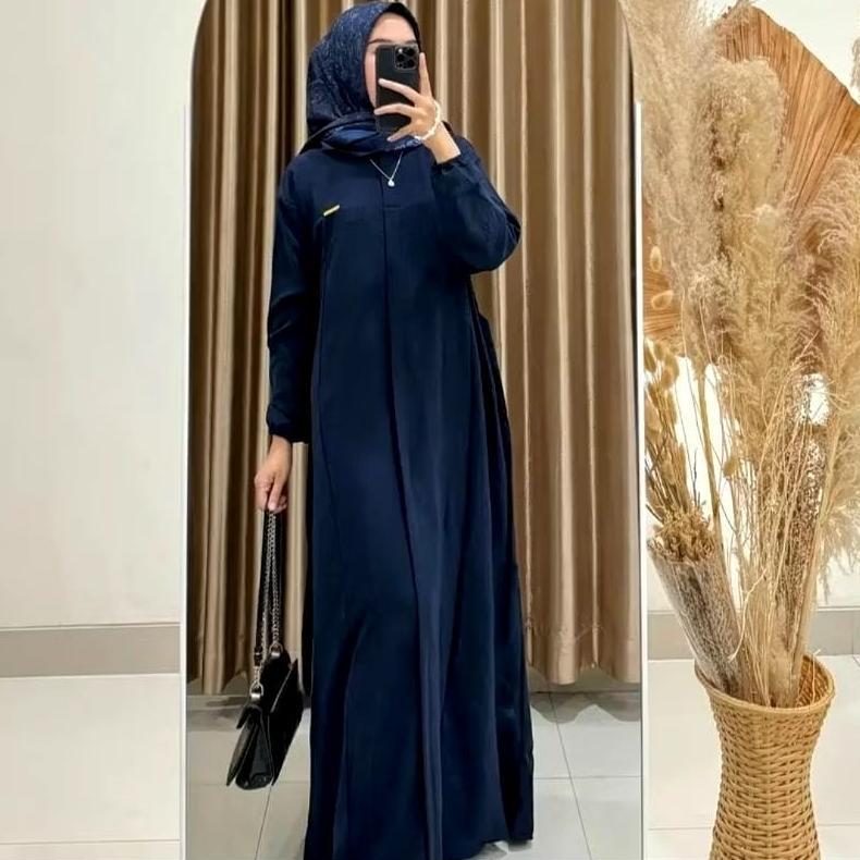 MURAH GAMIS WANITA ABAYA MODEL SIMPLE ELEGAN