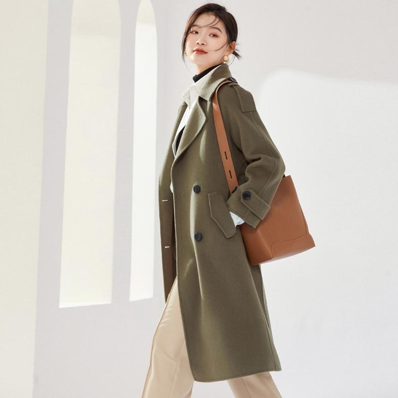 SUPER DEAL Jas Blazer Wanita Korean Style Kekinian / Long Coat Wanita / Jaket Panjang Selutut