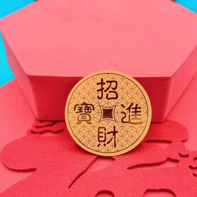 Promo Jimat Penarik Uang Gold Fiol Dewa Rejeki Amulet Kekayaan Chinese Feng Shui Jimat Penarik Rejek