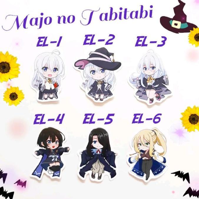 Ready Sticker Anime Majo no Tabitabi 1 Wandering Witch The Journey of Elaina Merchandise