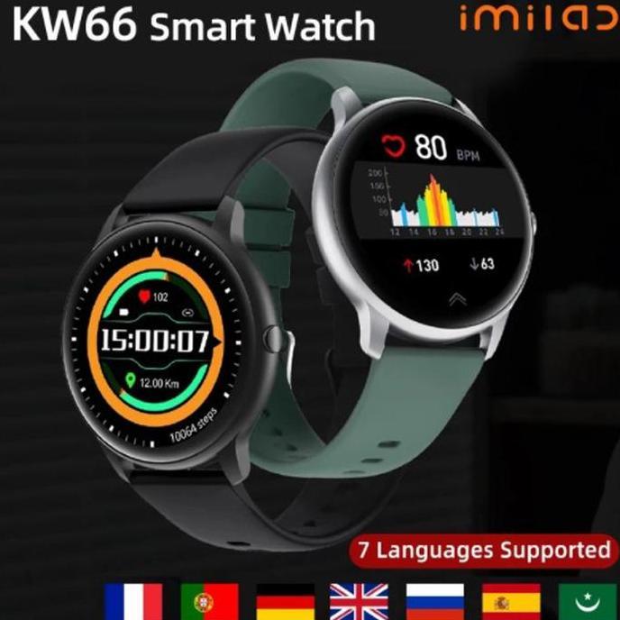 RELMARAMA IMILab KW66 Smartwatch Fitness Tracker Heart Rate Double Strap FREE