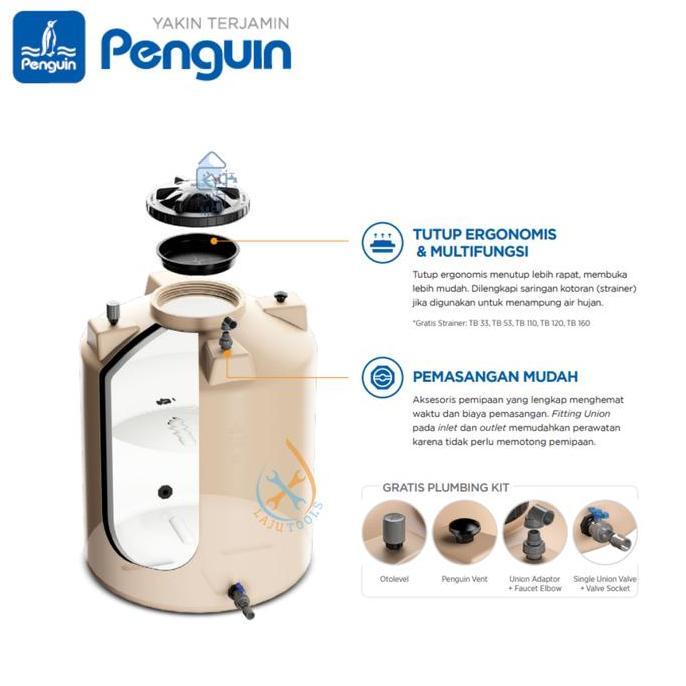 PENGUIN TANGKI AIR | TOREN AIR | TANDON AIR 300 L - 1.550 L