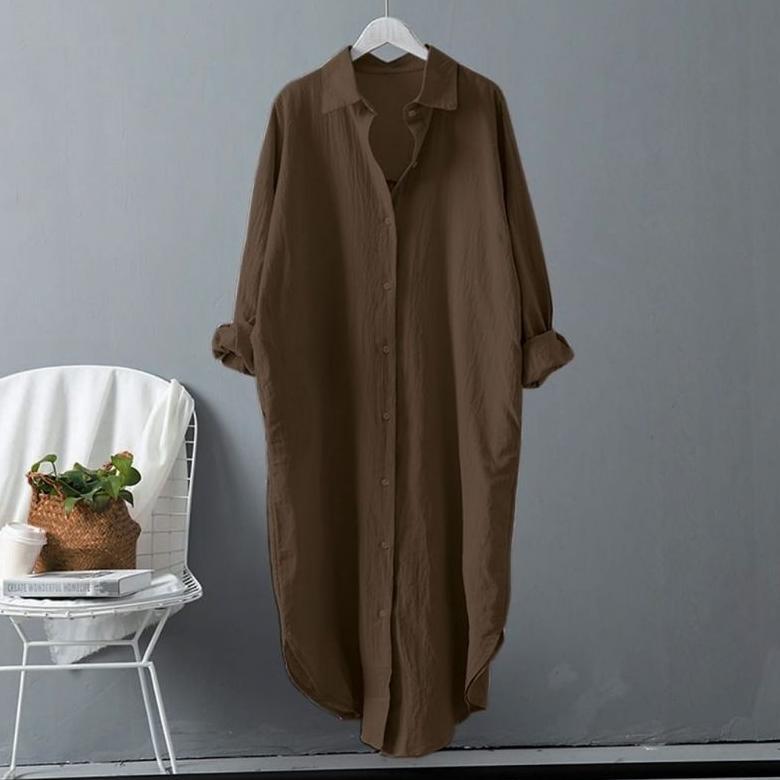 Tunik Crinkle / Lova Long Tunik Jumbo Polos   Crinkle Airflow Super Sale Ramadhan