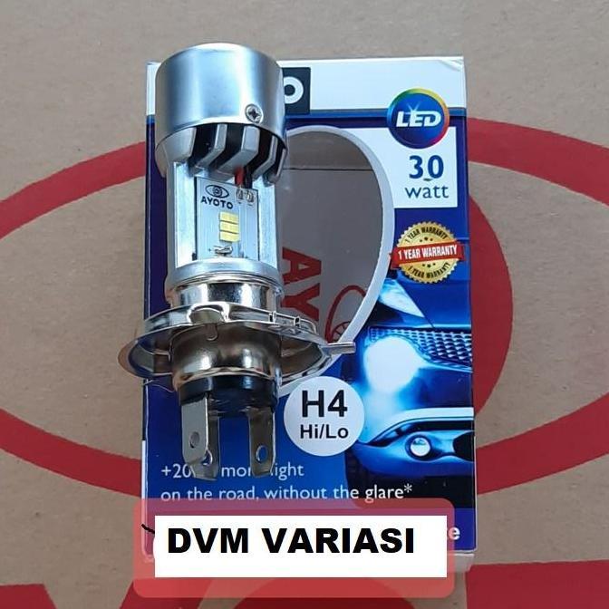 Lampu LED Utama Motor Mobil AYOTO M4A H4 AC DC PNP 30 Watt