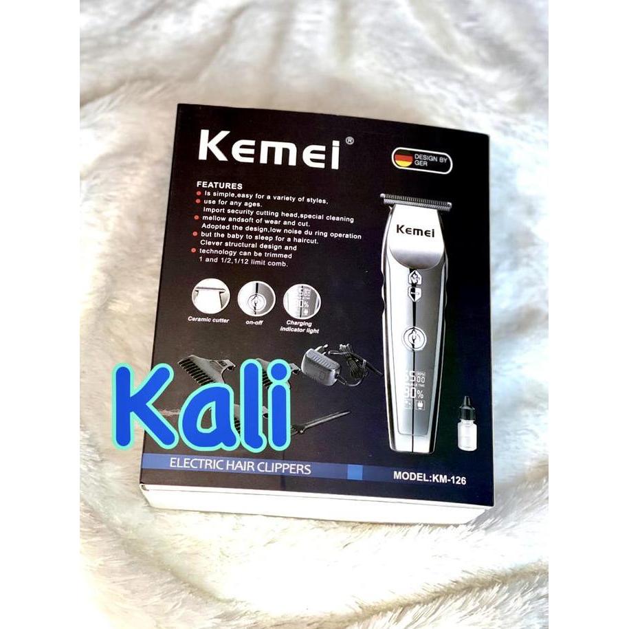 Mesin Cukur Rambut Kemei KM-126 Hair Clipper Charger