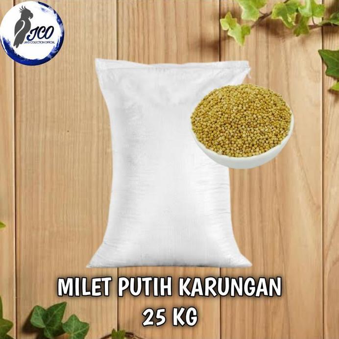 MILLET PUTIH KARUNGAN 25KG murah