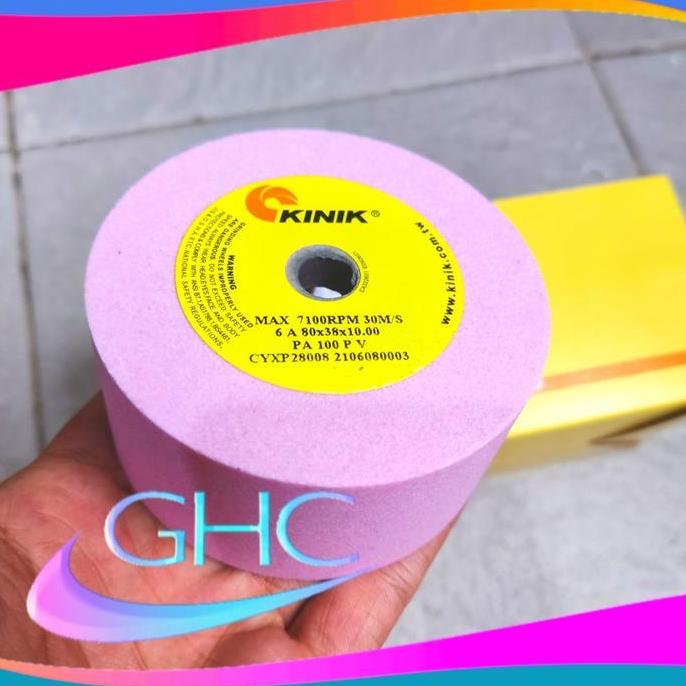 QURYGHANZ Batu Gerinda Kinik 6A 803810.00 PA 100 Batu Gerinda Mangkok 3 inch