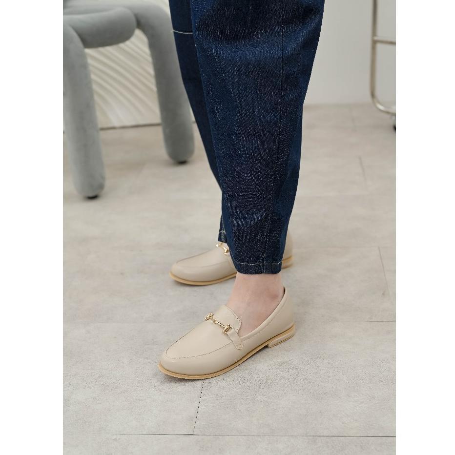 Garansi Vimemo Zenna - Sepatu Loafers Vintage Minimalist Slip On Shoes | Sepatu Kerja Wanita