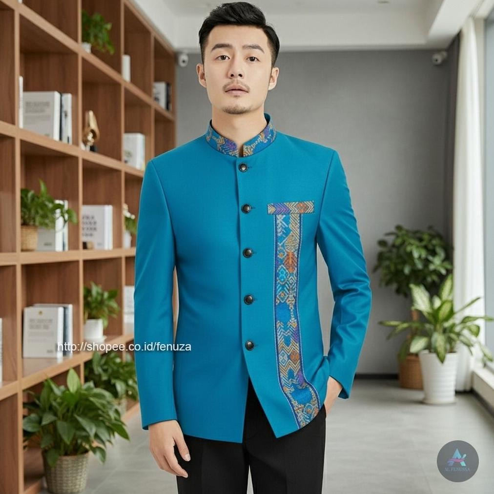 READY STOCK baju koko  kombinasi batik kimko terbaru baju semi jasko terbaru 100% rapih