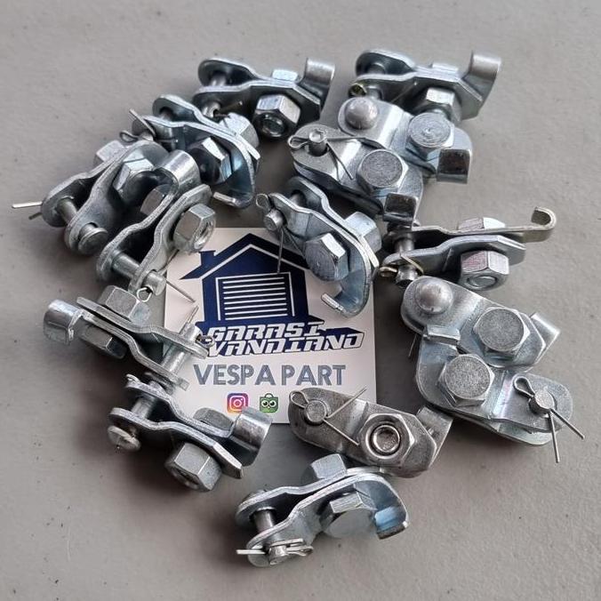 klem kleman anting penjepit kawat rem depan belakang vespa klasik