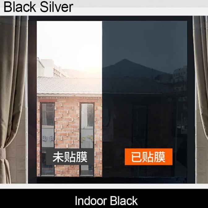 Stiker Kaca Film Jendela Rumah Stiker Kaca Riben /Stiker Kaca Hitam