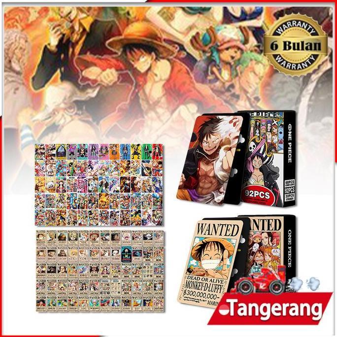 QARACK 92pcs Lomo Card Anime One Piece / Kartu Foto Anime One Piece