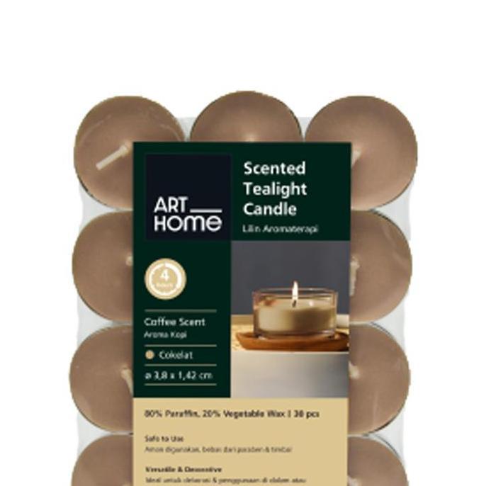 AZKO Arthome Lilin Aromaterapi Tealight 4 Hours - Coffee
