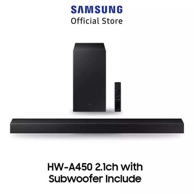 SAMSUNG SOUNDBAR HW-A450 2.1 CH 300W SAMSUNG HWA450 [ GARANSI RESMI ]