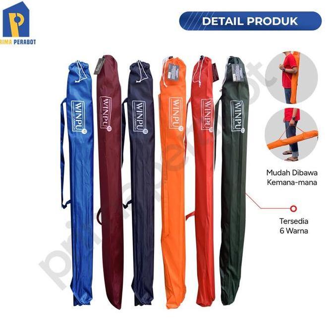 Payung Tenda 2 Lapis Payung Taman Pantai UV Series 110 Cm 43Inch KOS