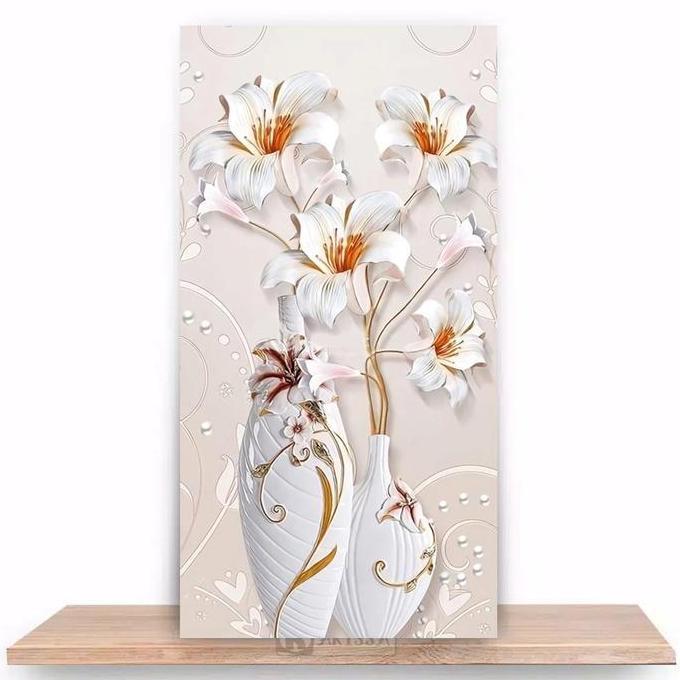 Hiasan dinding Gambar Bunga wall decor ruangan kamar tidur Aesthetic