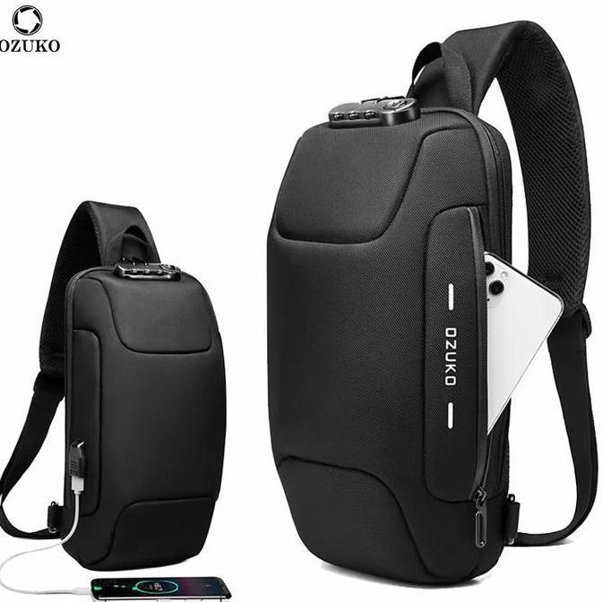 OZUKO Sling Bag 9223 - Tas Selempang Pria tas  selempang cowok sling  bag sling bag besar