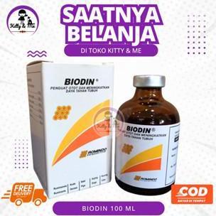 BIODIN 100 ML - Injeksi ATP Intramuskular Untuk Hewan