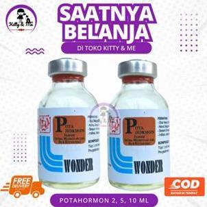POTAHORMON 2, 5, 10 ml - Potahormon Burung, Potahormon Ayam, Testohormon Ternak