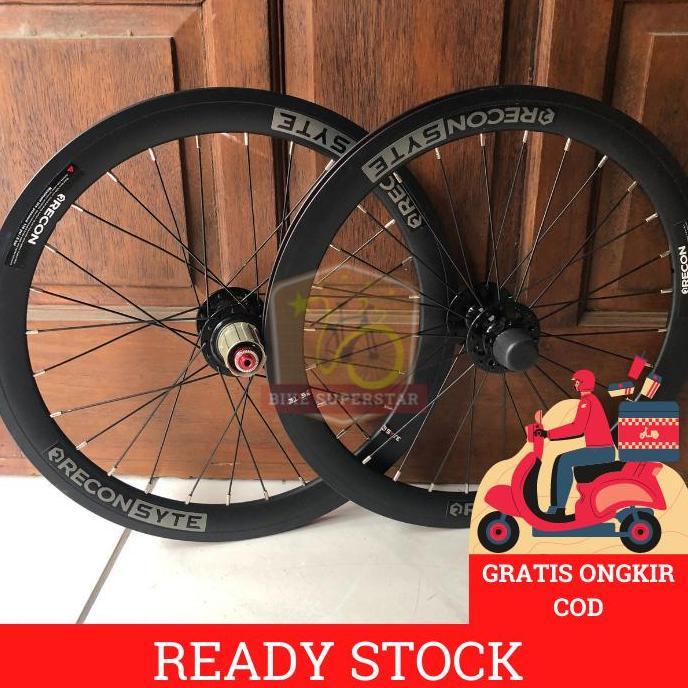 WHEELSET VELG SEPEDA LIPAT 20 406 SYTE RECON 6 BEARING SUARA TAWON ORIGINAL DAN TERPERCAYA