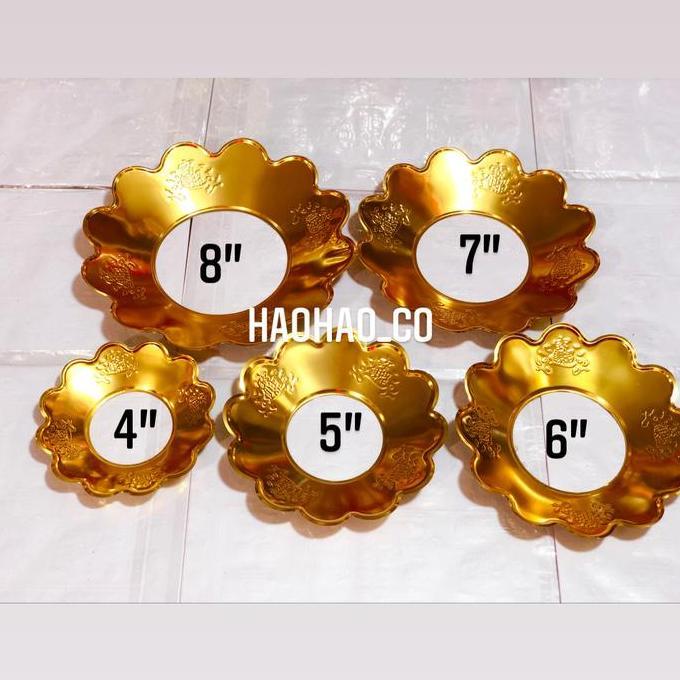 Piring Hiolo Abu / Piringan Abu untuk Hiolo Sembahyang Bahan Kuningan