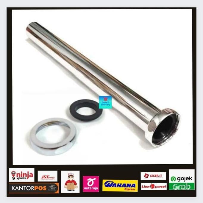 pipa pemanjang sifon wastafel 30 cm / pipa penyambung sifon angsa wastafel panjang 30cm