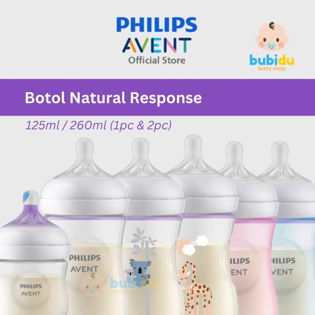 PHILIPS AVENT Botol Susu Natural Response | Dot Anak Bayi Newborn Philips Avent Natural