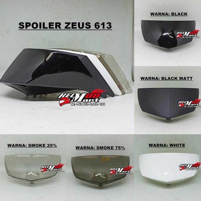 Spoiler ZEUS 613C ORIGINAL Spoiler Helm Zeus ZS613C ZS-613 613BA