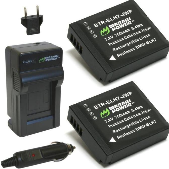 GRATIS ONGKIR - Wasabi Power Battery & Charger KIT for Panasonic DMW-BLH7 DMW-BLH7E DMW BLH7 BLH7E L