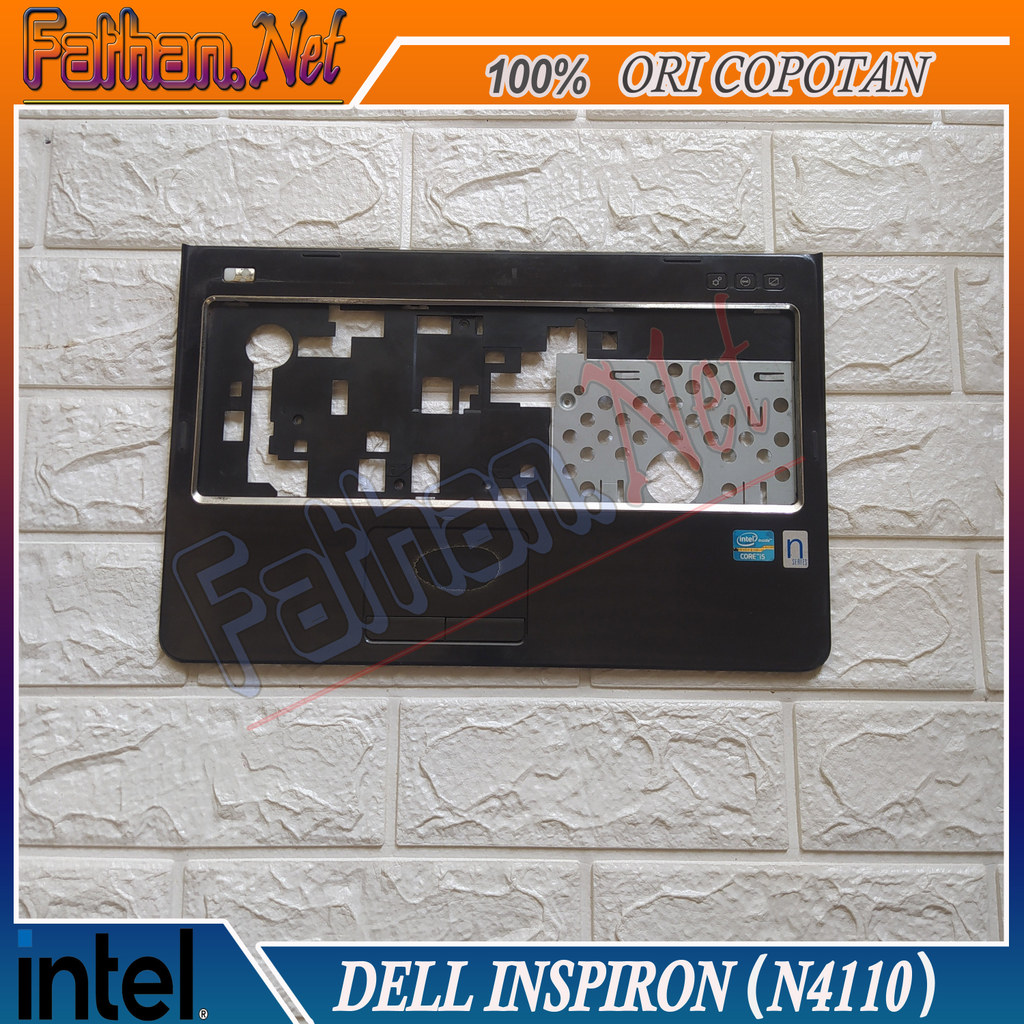 Dell Inspiron N4110  Casing Keyboard Frame Palmrest Touchpad Original Copotan