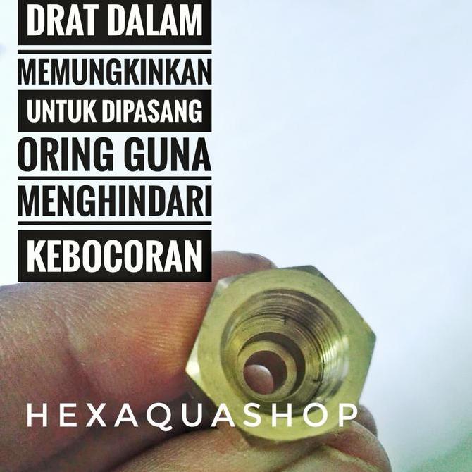 Converter tabung apar 1kg - Nepel - untuk untuk co2 diy cisod