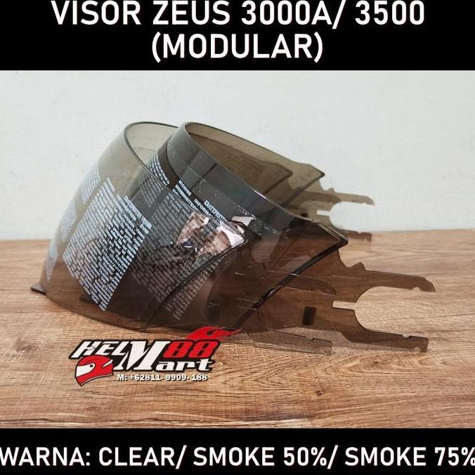 Kaca Helm ZEUS 3000A Helm Modular Visor ZS3000A Original
