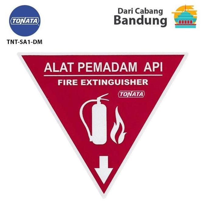 Segitiga APAR Tonata / Rambu Akrilik Alat Pemadam Api Ringan Tonata
