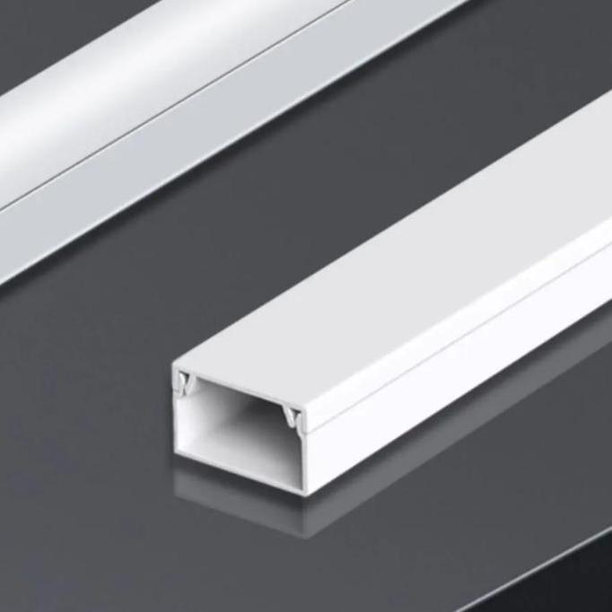 Promo Jalur Kabel Dinding Kabel Duct Hitam Putih Kabel Dak Kabel Protektor Dinding 1Meter Duct Ducti