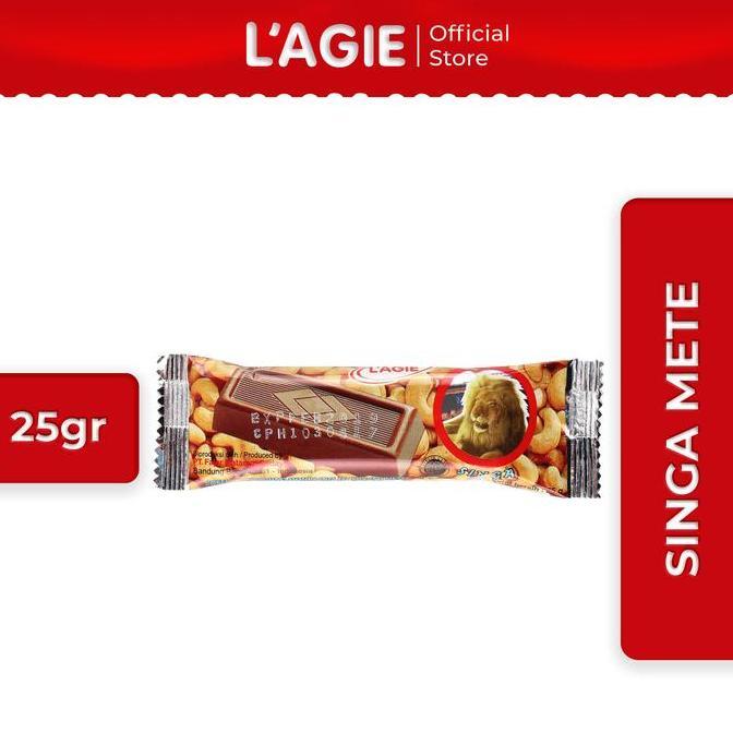 Lagie Coklat Singa Kacang Mete Animal Series 25gr