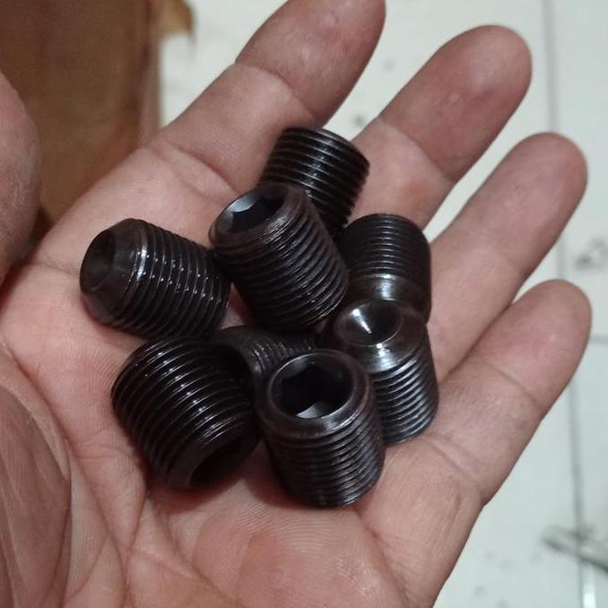 baut L tanam / L set / imbus drat halus 16x1,5x20 kunci L 8