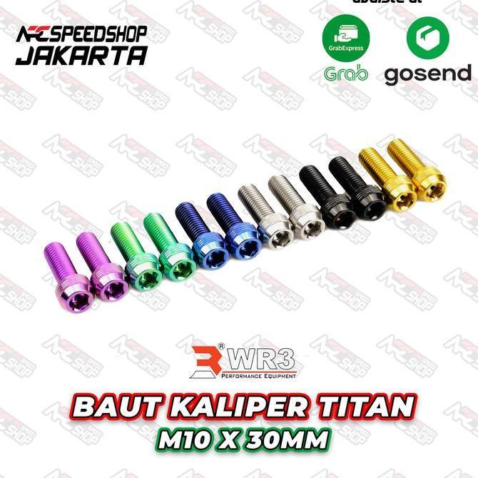 Baut Kaliper Titanium Wr3 M10X30Mm Caliper Baut Wr3
