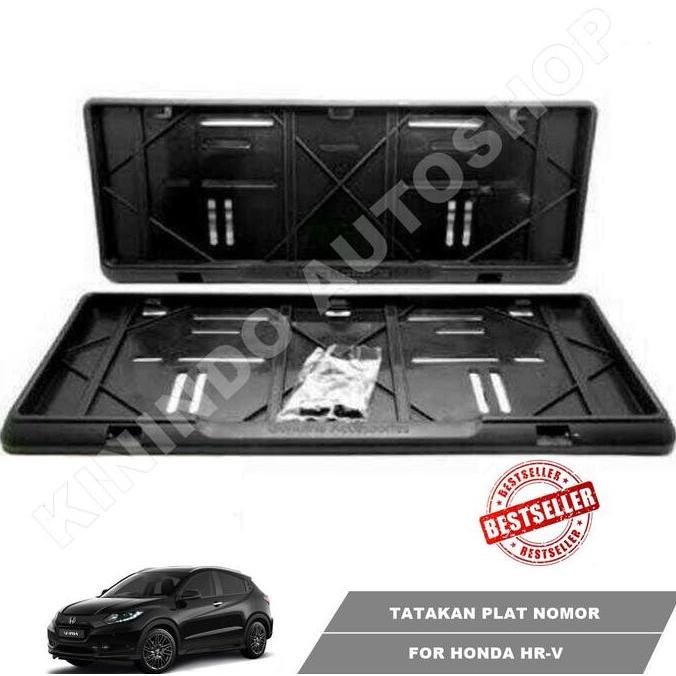 Frame / Cover Plat / Tatakan Plat Mobil for Honda HR-V / HRV