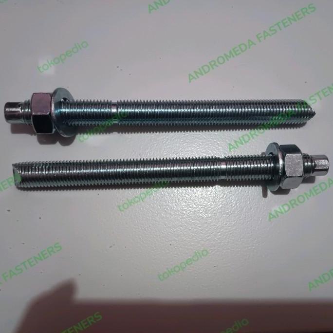 CHEMICAL ANCHOR M12x160 / STUD BOLT / CHEMICAL ANGKUR M12x160
