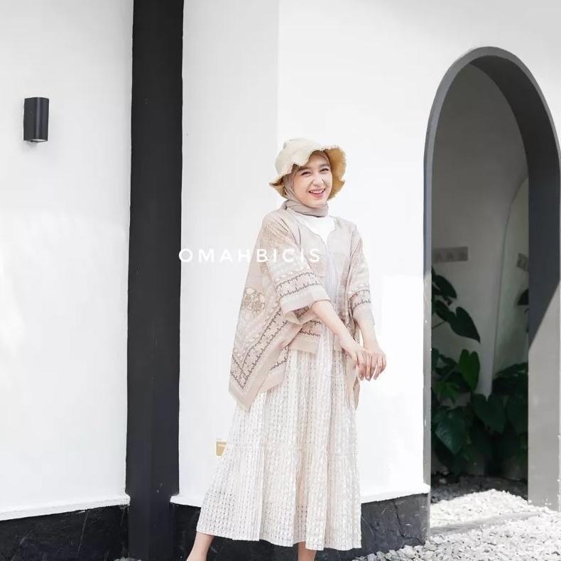 HOT SALE ZIARA ID - OUTER SCARF KIMONO CROP | OUTER CROP KIMONO BATWING