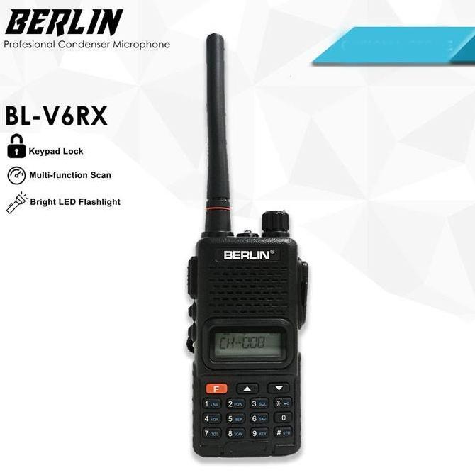 Murah Berlin Handie Talkie Ht Uhf Vhf Single Band Bl-V6Rx V6Rx