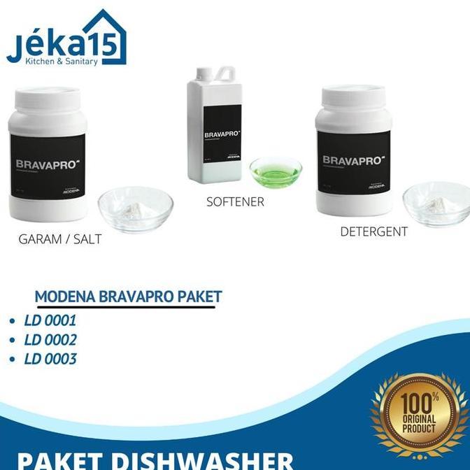 Sale Paket Lengkap Sabun Dishwasher | Sabun Dishwasher | Modena Bravapro