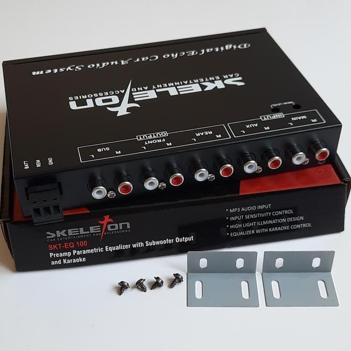 Murah Preamp Parametric Equalizer Mobil Dengan Subwoofer Output