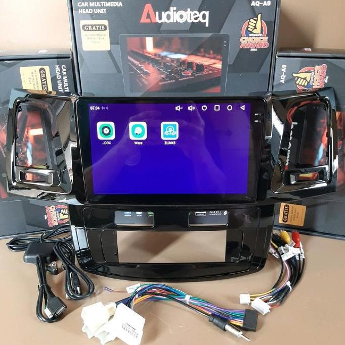 Grosir Head Unit Android Fortuner 2005 - 2015 Android 9 Inch Audioteq Ram 2/32 Gb Incell Black Scree