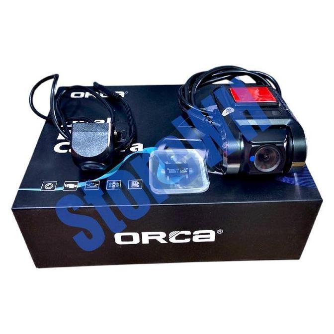 Murah Orca Dvr Mobil Dual Kamera Cctv Android Universal 1080P Loop Recording + G Sensor Wide Angle C